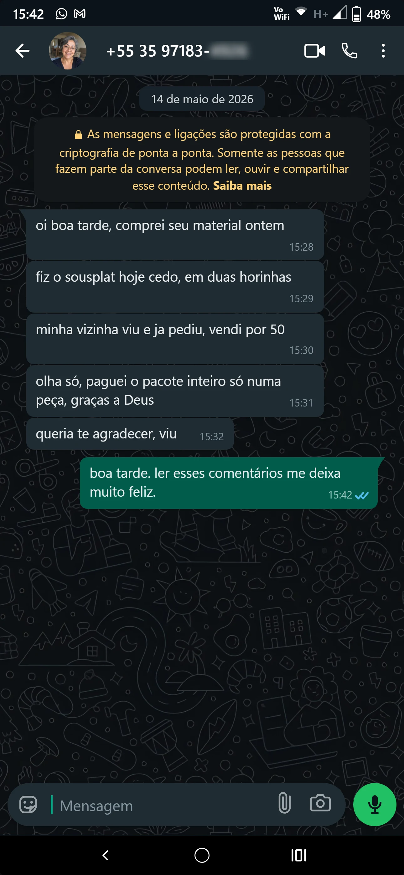 Depoimento de Marlene (MG)